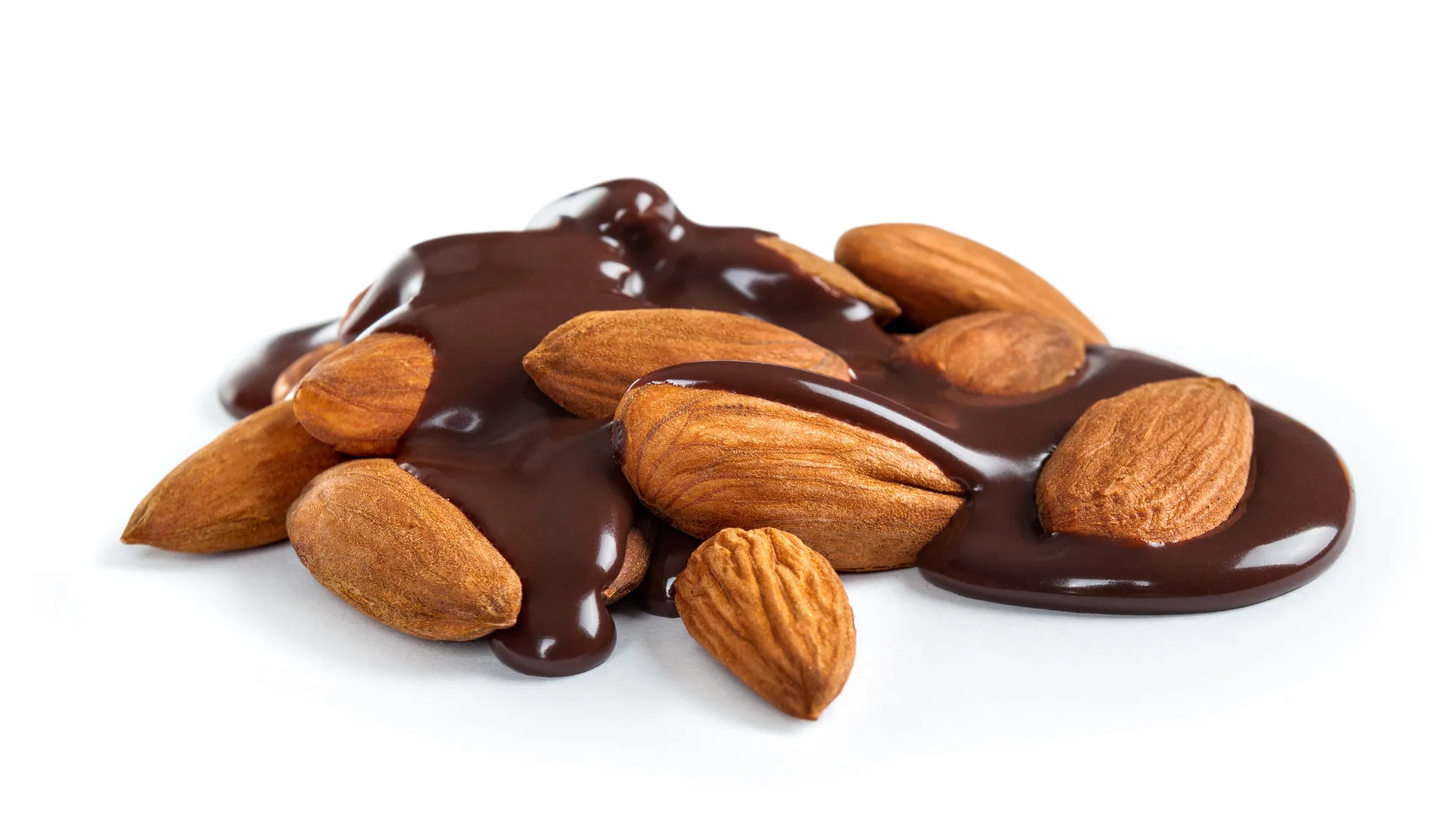 Almendras Bañadas en Cacao Semi Amargo